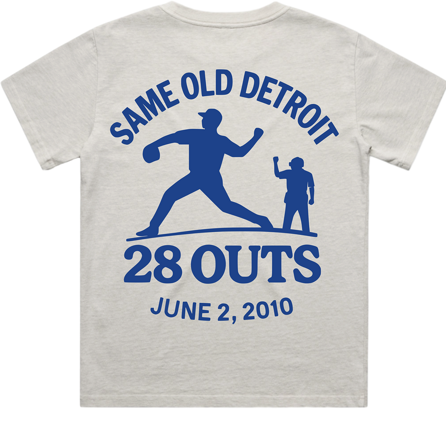 28 Outs Kids Tee | Off white – Same Old Detroit