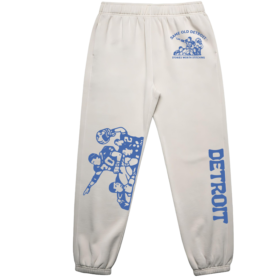 LIMITED RUN - Lifted Trackpants | Heavy Faded Bone – Same Old Detroit