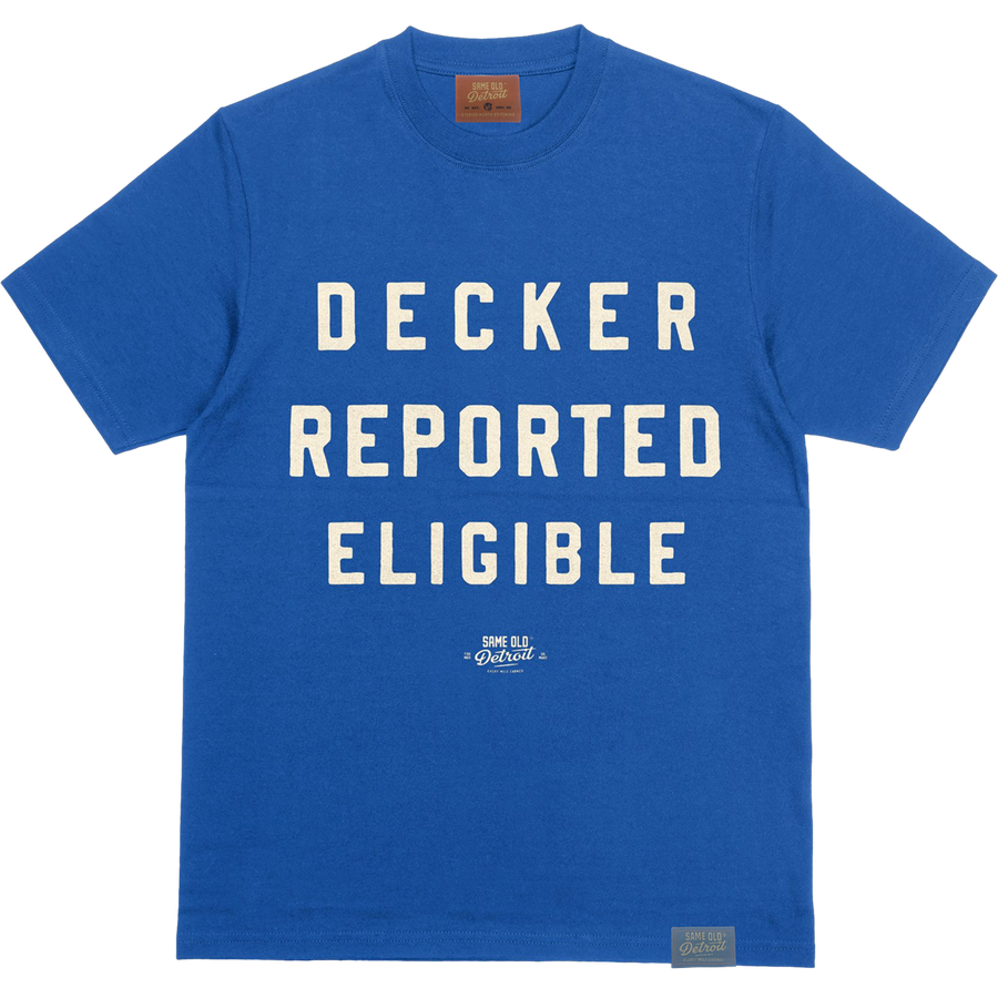 Reported Eligible Kids Tee | Court Blue - Same Old Detroit