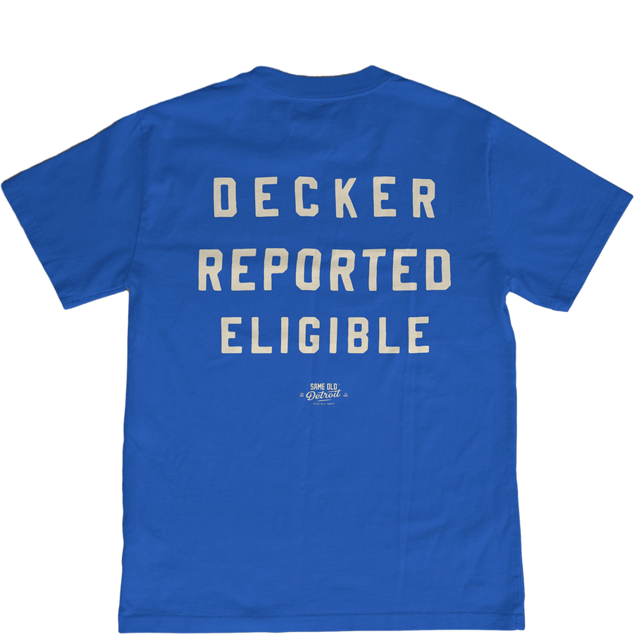 Reported Eligible Tee | Court Blue - Same Old Detroit