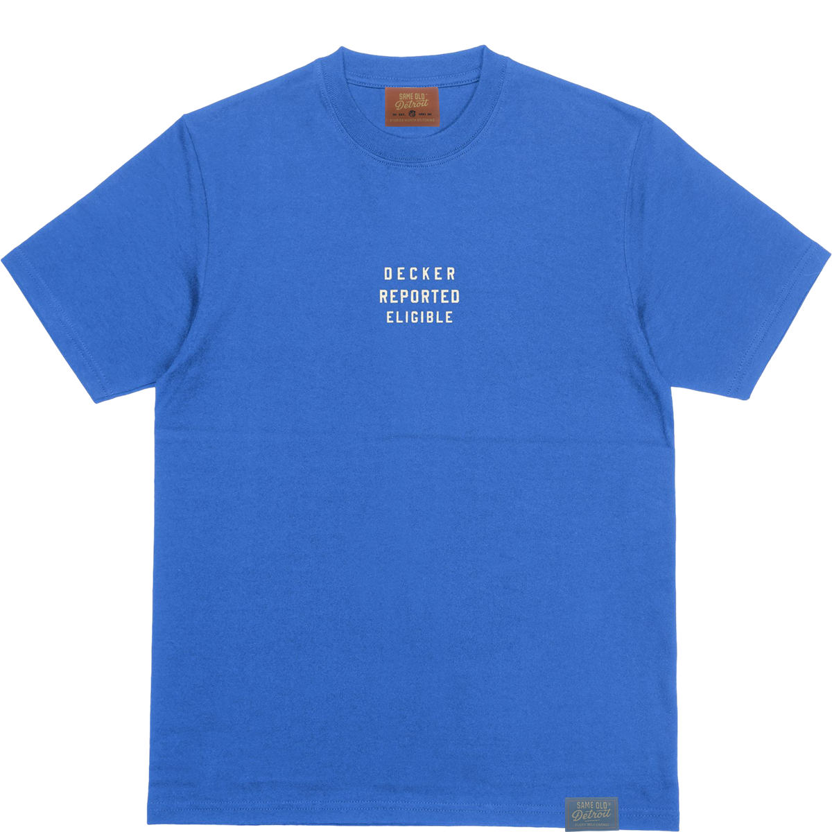 Reported Eligible Tee | Court Blue - Same Old Detroit