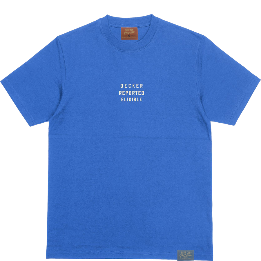 Reported Eligible Tee | Court Blue - Same Old Detroit