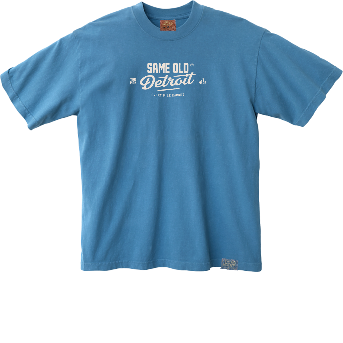 FORWARD DOWN THE FIELD Tee | Field Blue – Same Old Detroit
