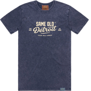 Signature Same Old Detroit Tee | Blue Stonewash