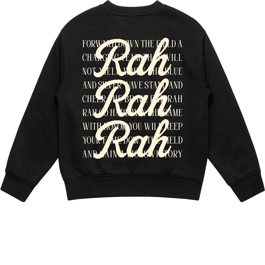 Rah Rah Kids Crewneck | Black – Same Old Detroit