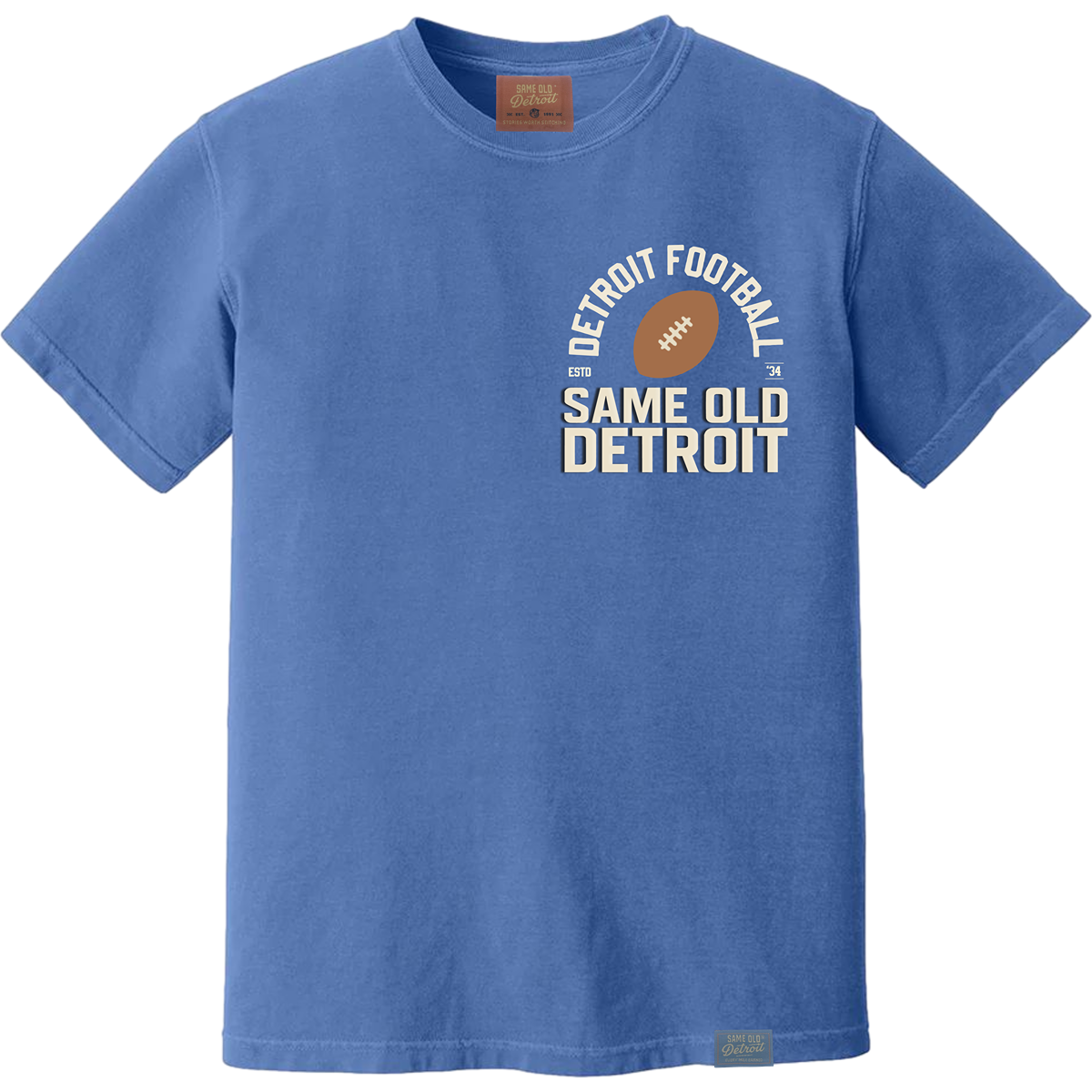 Support Your Local Tee | Blue – Same Old Detroit