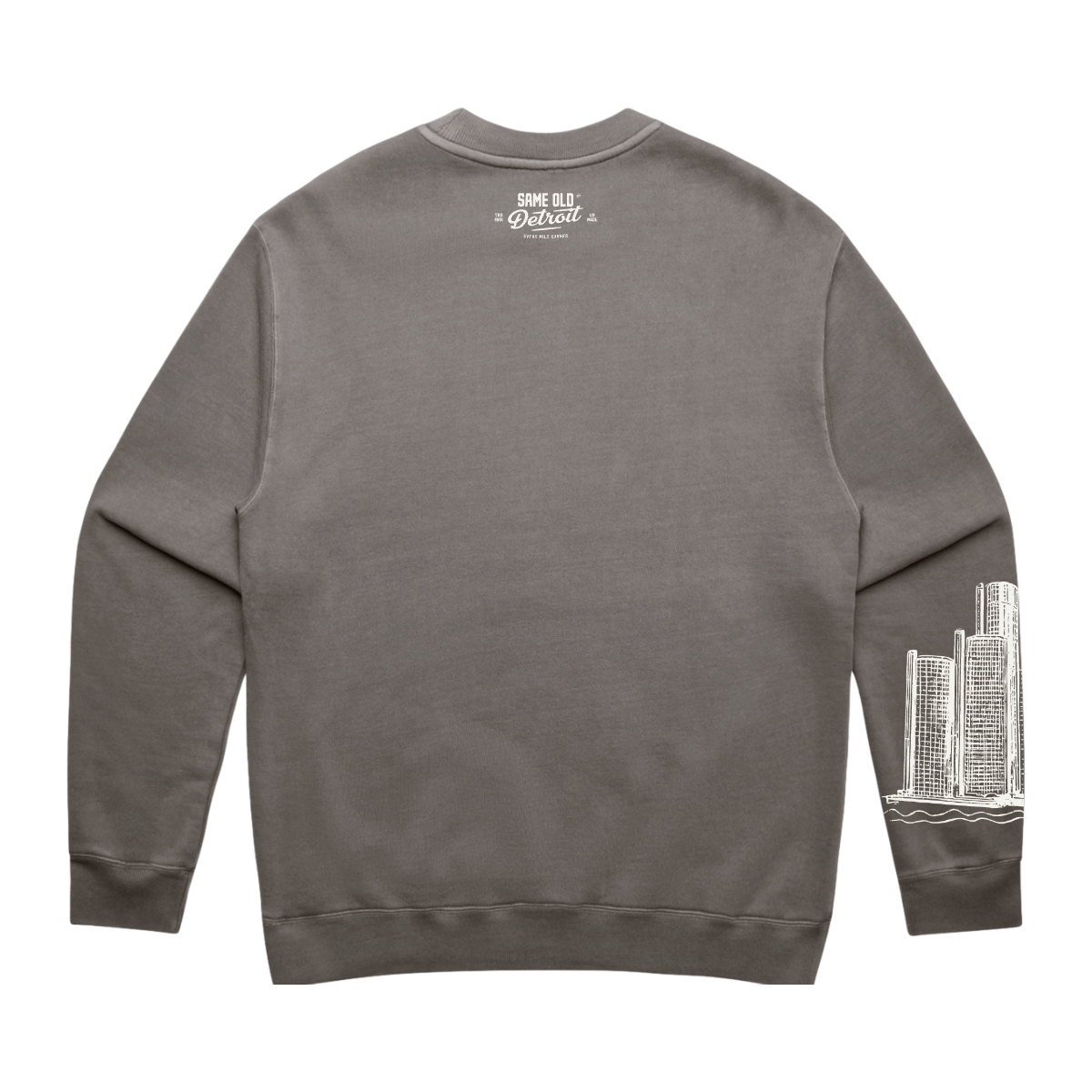 Detroit’s Renaissance Crewneck | Faded Gray – Same Old Detroit