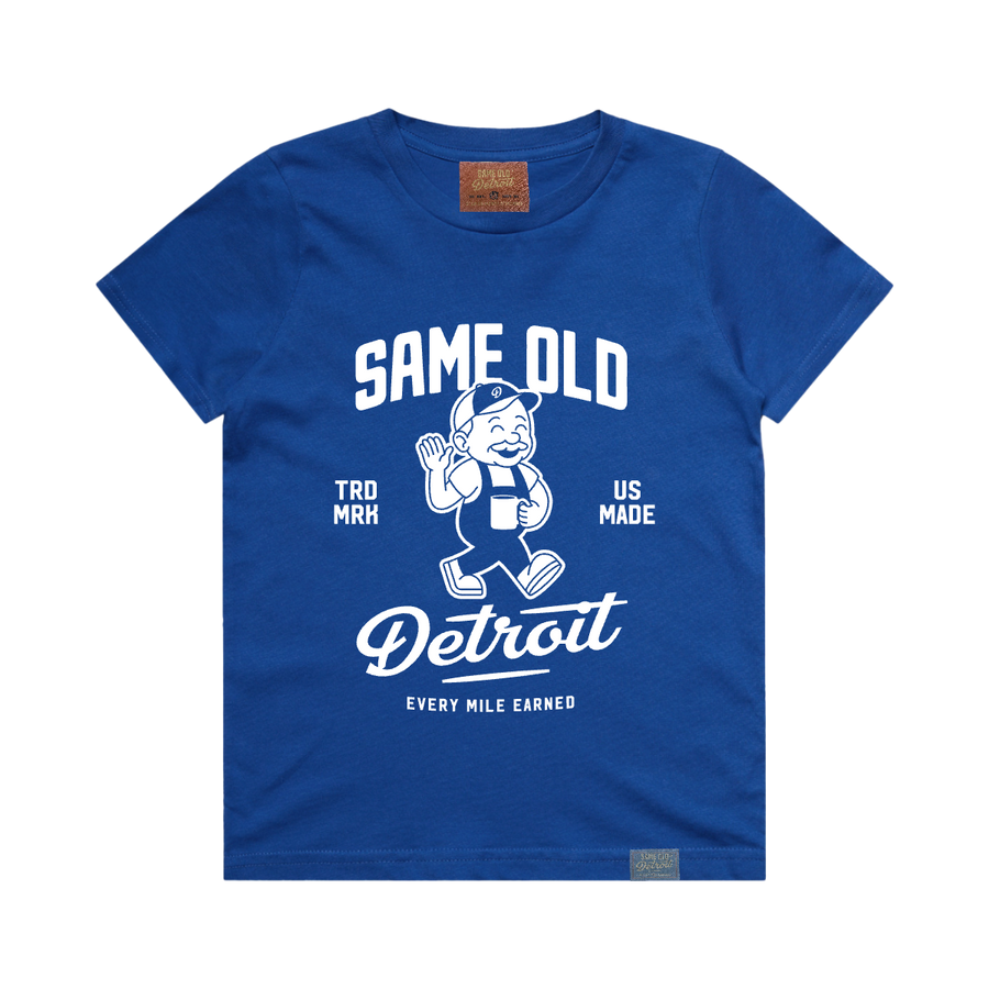 Same Old Detroit Kids Tee | Court Red Same Old Detroit