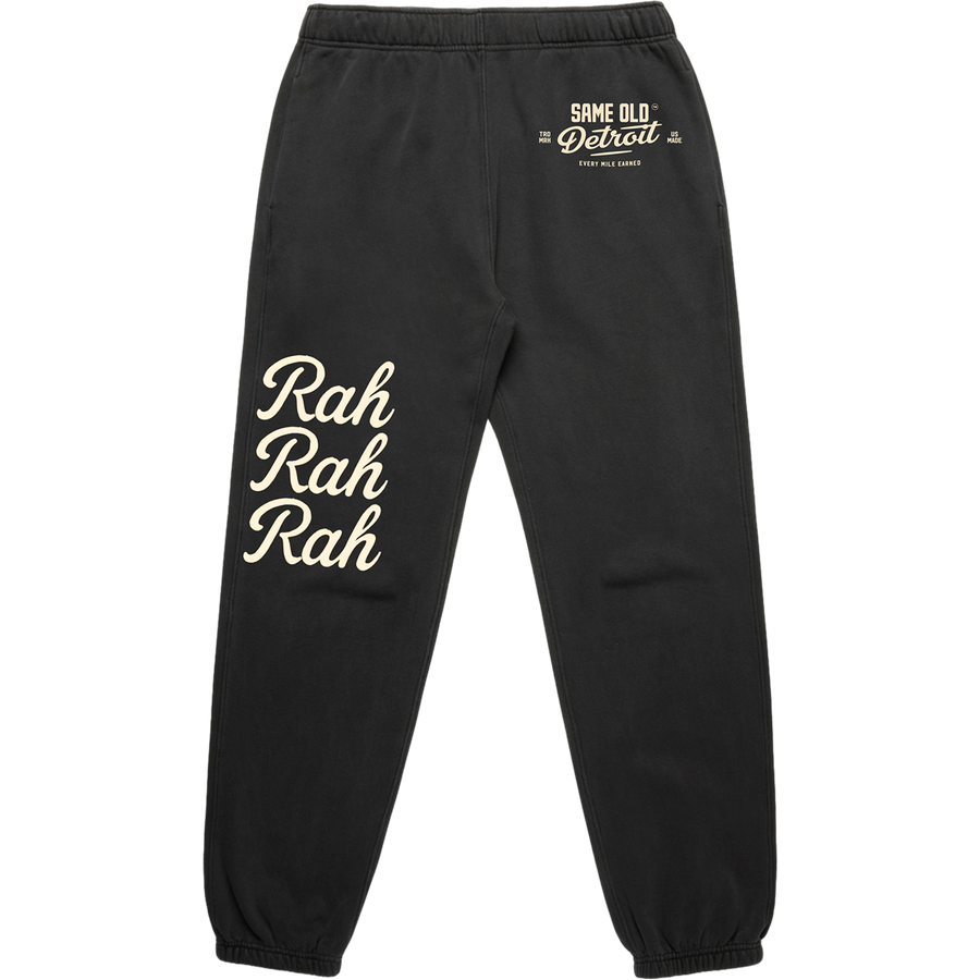 Rah Rah Trackpants | Faded Black – Same Old Detroit