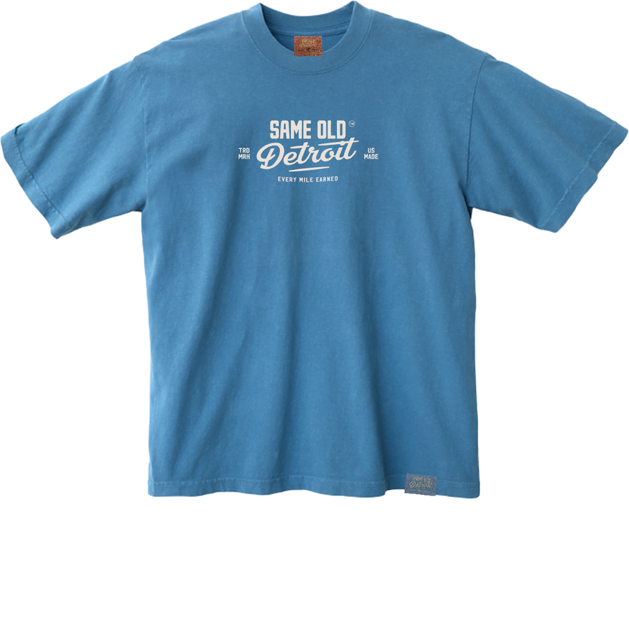 FORWARD DOWN THE FIELD Kids Tee | Blue – Same Old Detroit