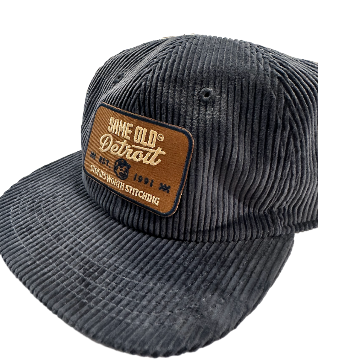 Same Old Detroit Cord Hat | Navy – Same Old Detroit